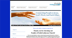 Desktop Screenshot of familyoffaithchurch.org