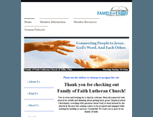 Tablet Screenshot of familyoffaithchurch.org